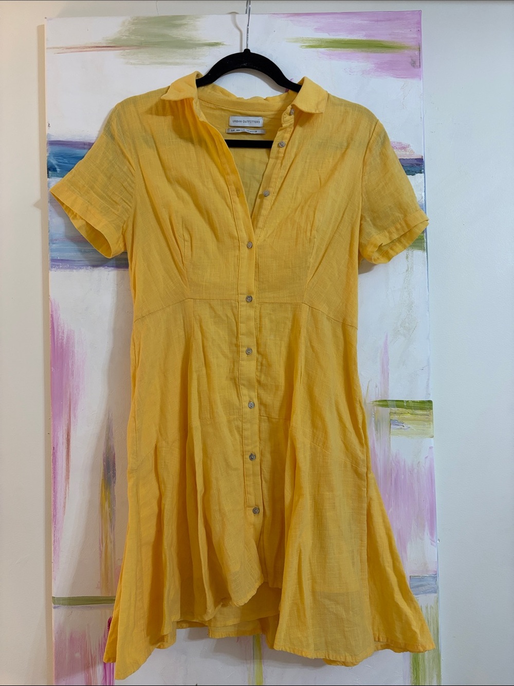 Urban Outfitters Yellow Crewneck Tee